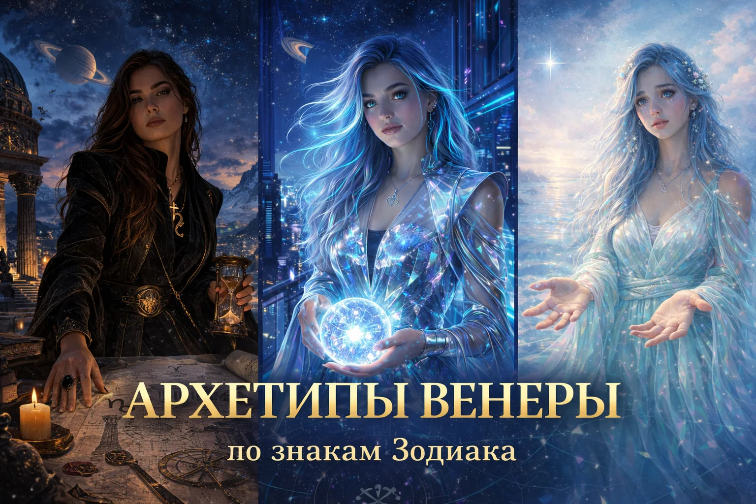 Венера в Домах и Знаках